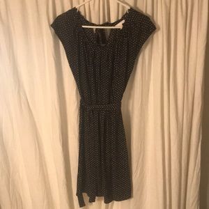 Lauren Conrad black patterned dress
